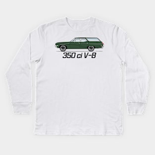 350 V8 Kids Long Sleeve T-Shirt